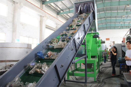 Washing 100ppm Waste Bottles PET Recycling Line 2000kg/H