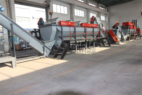 أكياس فيلم HDPE معدات إعادة تدوير البلاستيك سحق وتجفيف الغسيل